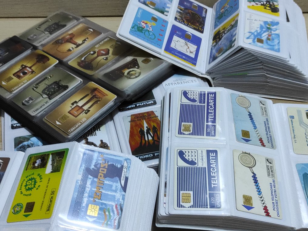 revendre une collection de cartes téléphoniques à un brocanteur